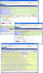 Logbook system to manage notes through a Web interface